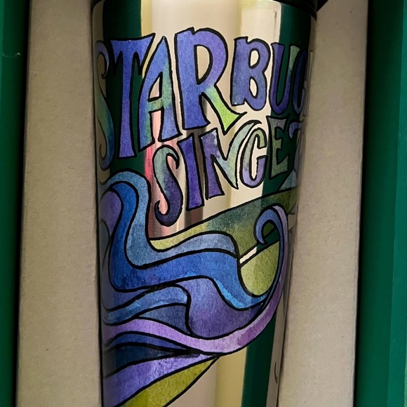 Starbucks 2016 Rare Mermaid Stainless Travel Cup - Picture 2 of 3
